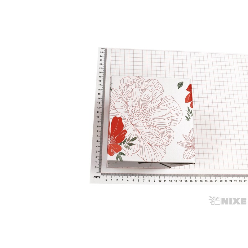 OBAL KRABICE SIMPLYJANE 12x12x12,5cm*ORANŽOVÁ