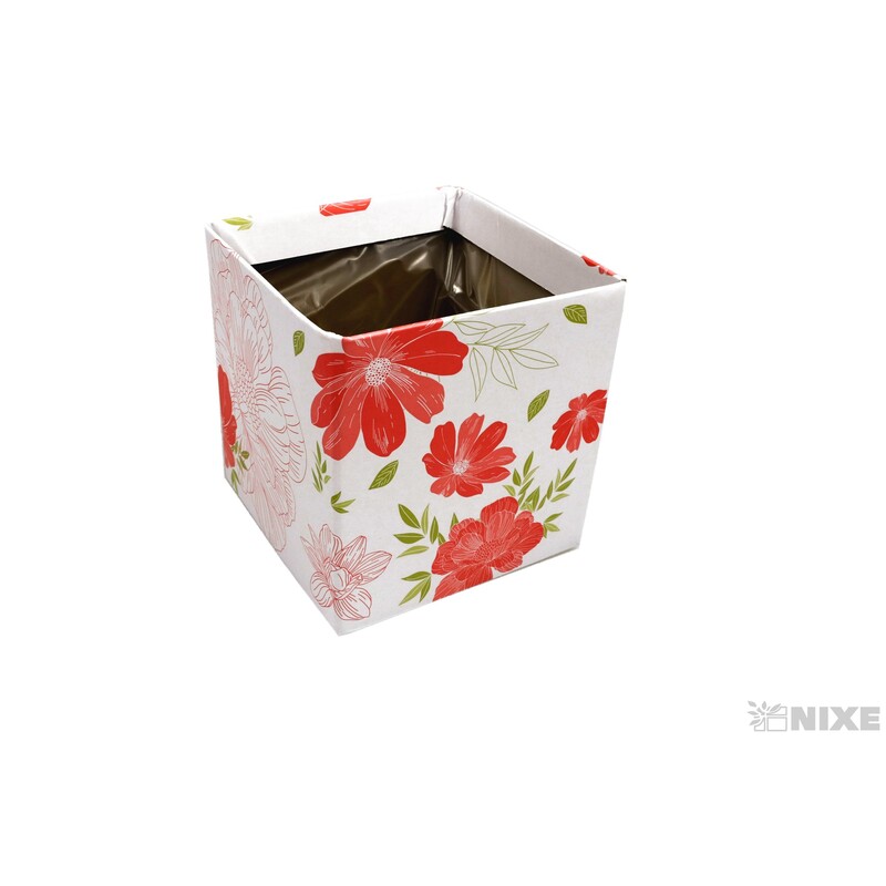 OBAL KRABICE SIMPLYJANE 12x12x12,5cm*ORANŽOVÁ SV.