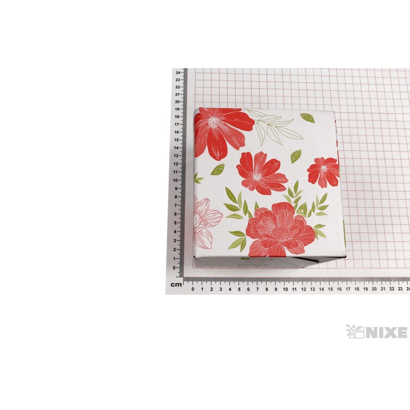 OBAL KRABICE SIMPLYJANE 12x12x12,5cm*ORANŽOVÁ SV.