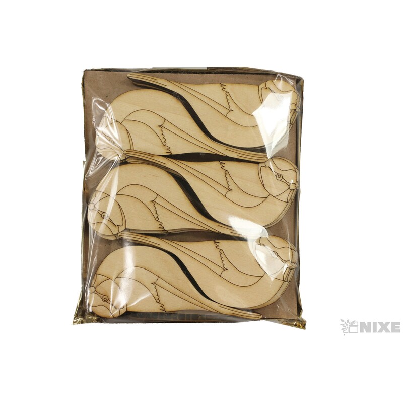 SÝKORKA  XD 10x4,5cm 24ks*PŘÍRODNÍ