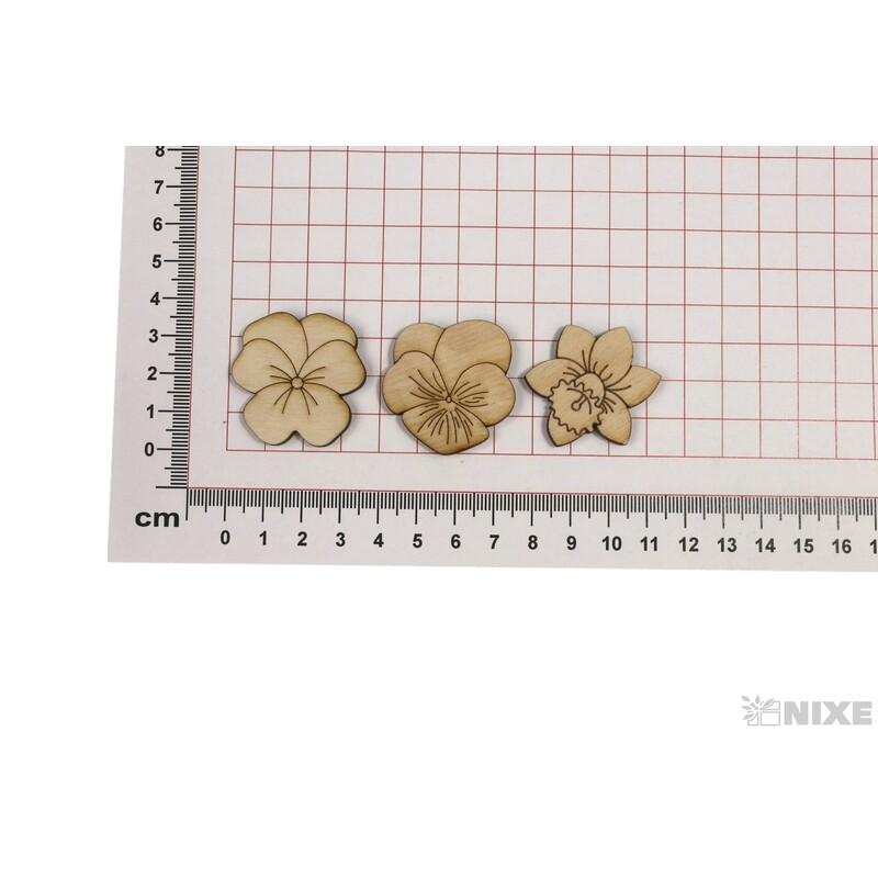 KVĚTY XD 3,5cm 36ks*PŘÍRODNÍ