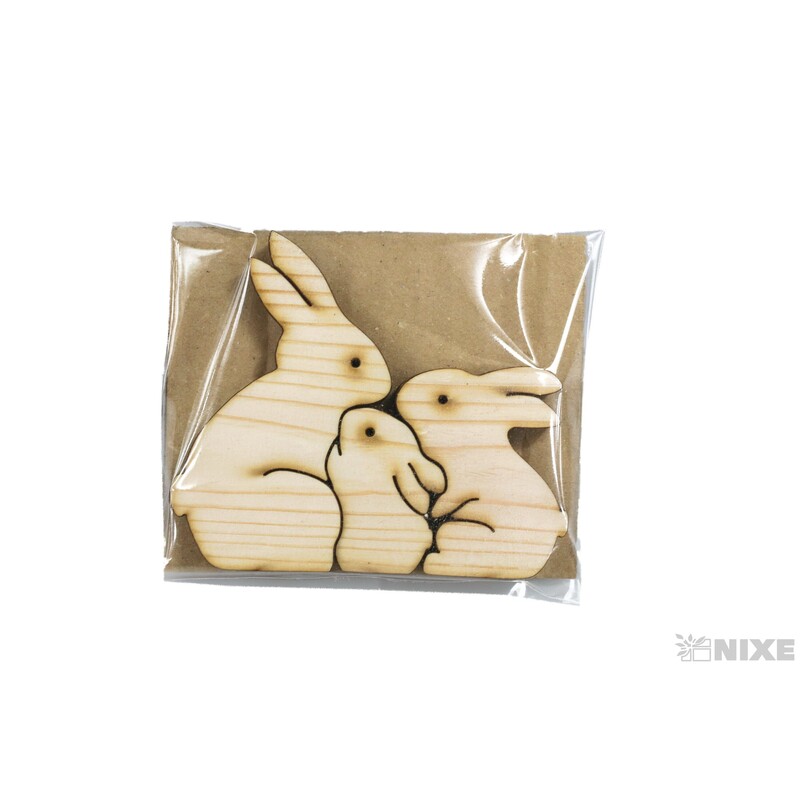 KRÁLÍCI XD SET 7x8cm*PŘÍRODNÍ