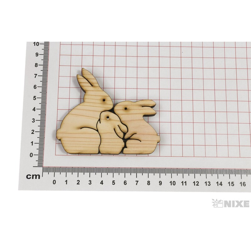 KRÁLÍCI XD SET 7x8cm*PŘÍRODNÍ