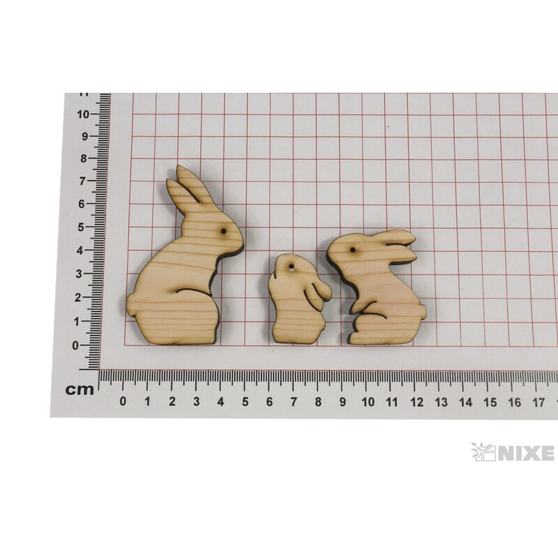 KRÁLÍCI XD SET 7x8cm*PŘÍRODNÍ