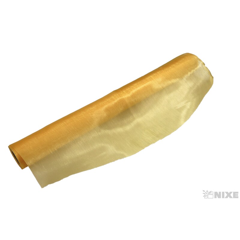 ORGANZA SATÉN 47cmx10m*ZLATÁ