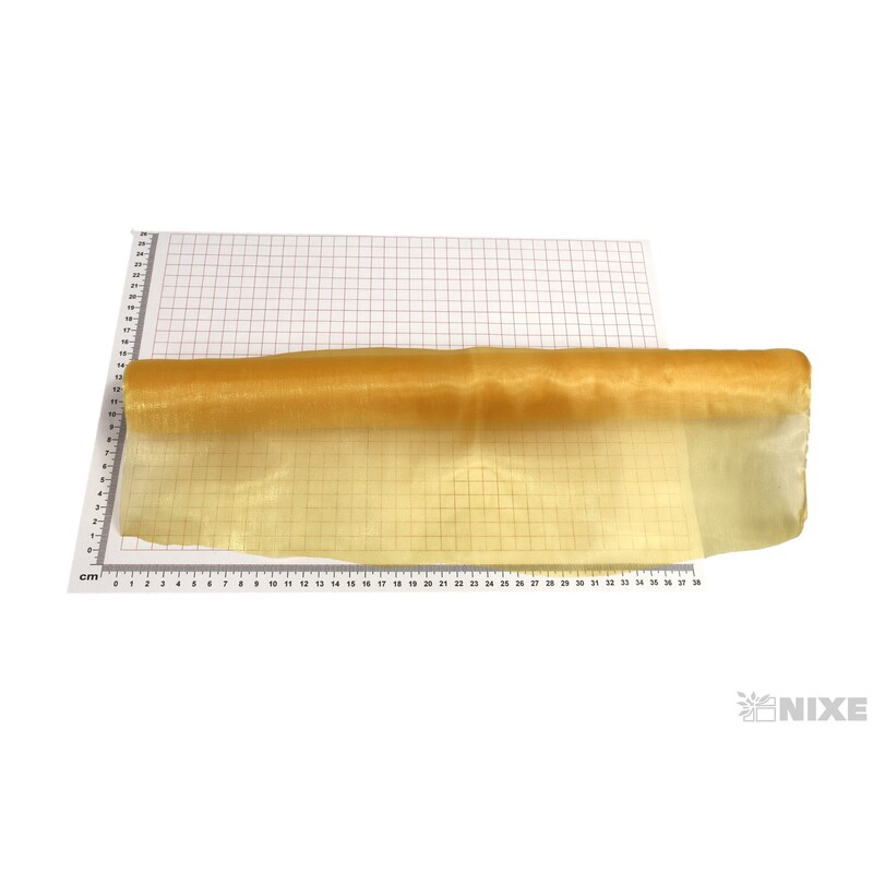 ORGANZA SATÉN 47cmx10m*ZLATÁ