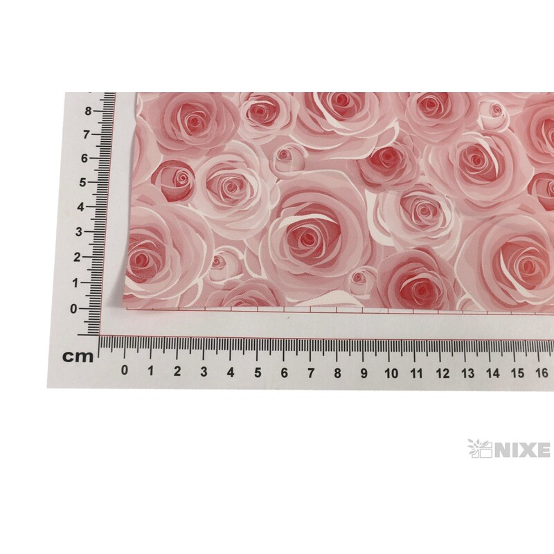 ROLE PLAST ROSELLINE 70cmx40m*ČERVENÁ+BÍLÁ