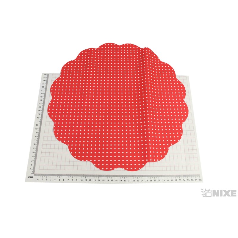 RONDO 38cm POIS NEG*ČERVENÁ