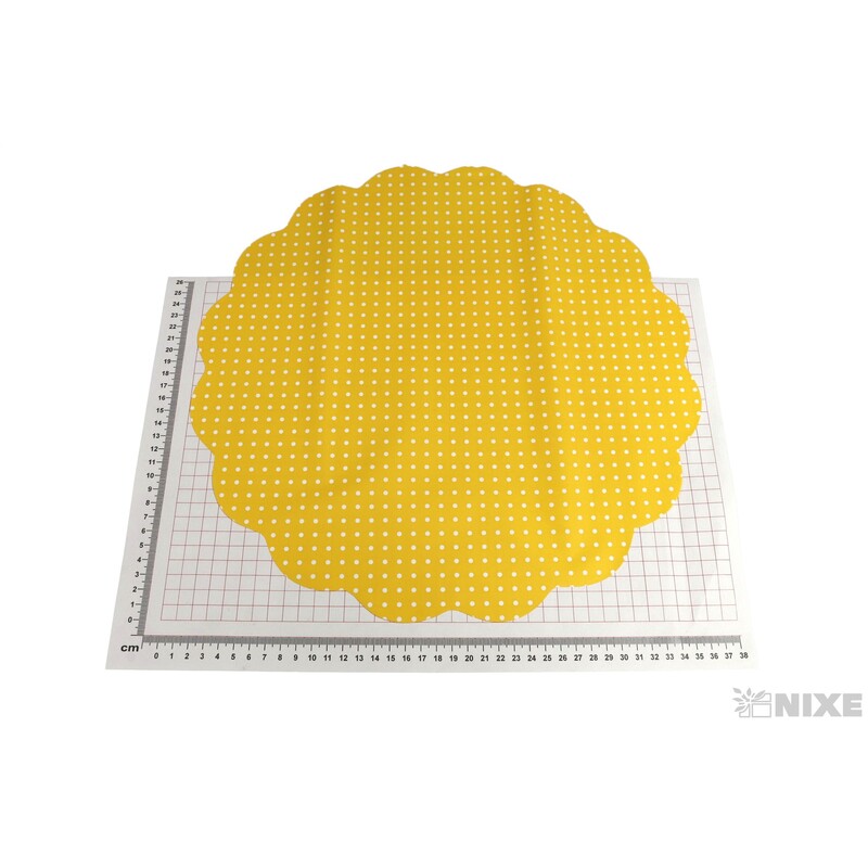 RONDO 38cm POIS NEG*ŽLUTÁ