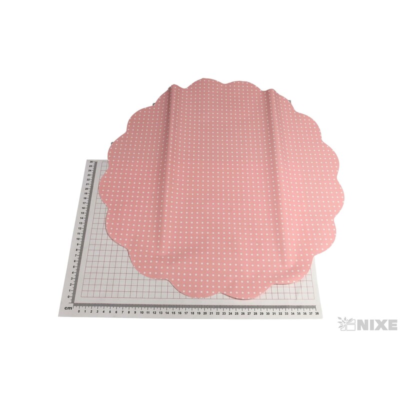 RONDO 48cm POIS NEG*RŮŽOVÁ SV.