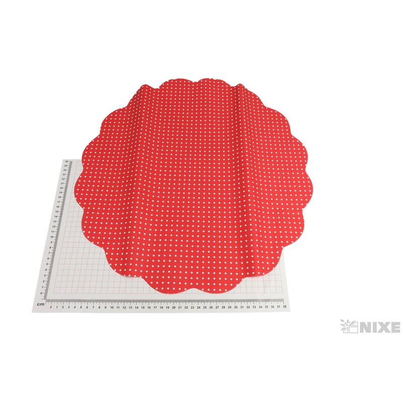 RONDO 48cm POIS NEG*ČERVENÁ