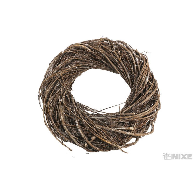 VĚNEC RÉVA 30cm*HNĚDÁ+BÍLÁ