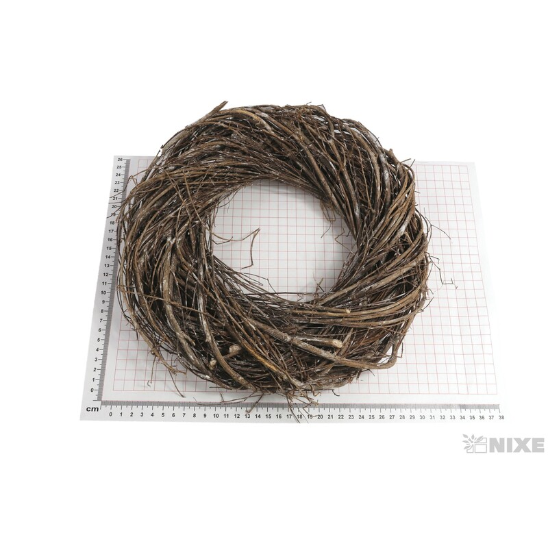 VĚNEC RÉVA 30cm*HNĚDÁ+BÍLÁ