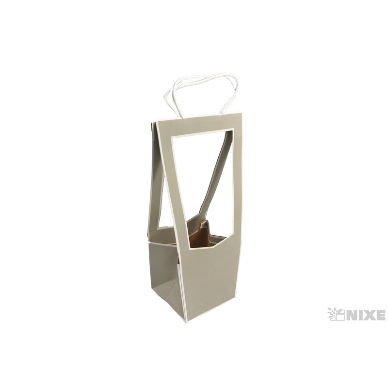 TAŠKA MEDAILLON 10x35x12cm*ŠEDÁ