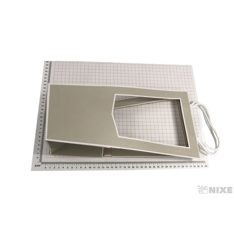 TAŠKA MEDAILLON 10x35x12cm*ŠEDÁ