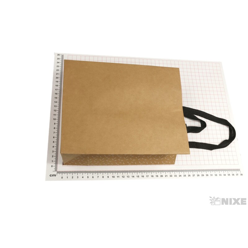 TAŠKA CADEAU 18x10x23cm*PŘÍRODNÍ