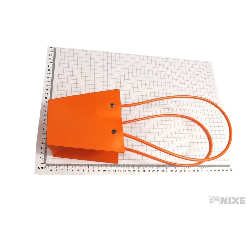 TAŠKA PLAST 12x12x08cm*ORANŽOVÁ