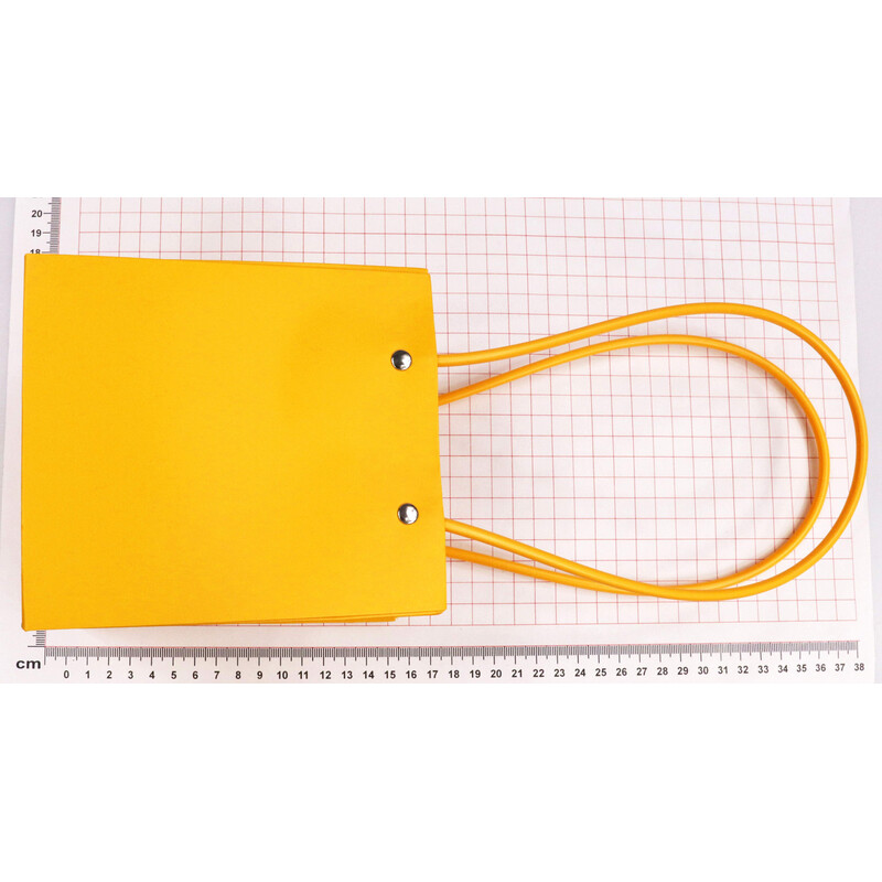 TAŠKA PLAST 13x12x15cm*ŽLUTÁ TM.