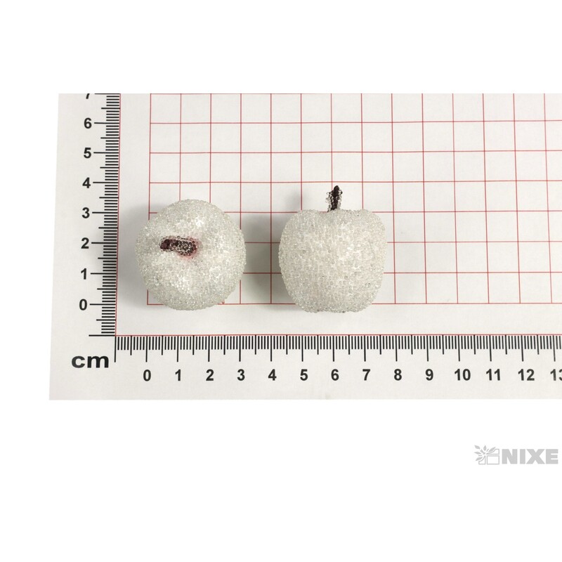 JABLÍČKA 3cm 35ks*BÍLÁ