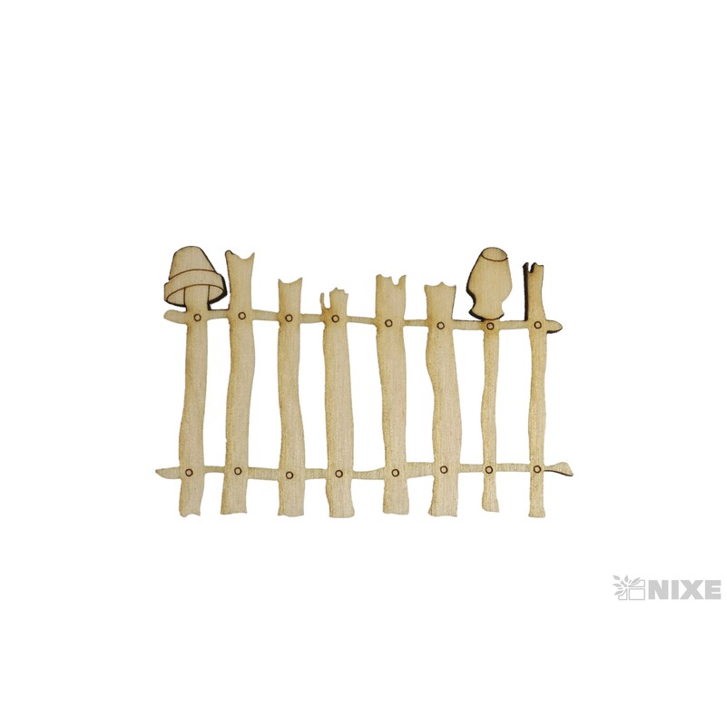 PLOT ZDOBENÝ XD 7x5cm 24ks*PŘÍRODNÍ