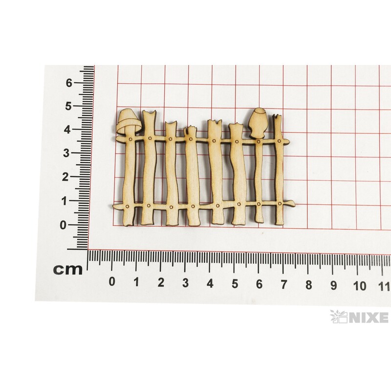 PLOT ZDOBENÝ XD 7x5cm 24ks*PŘÍRODNÍ