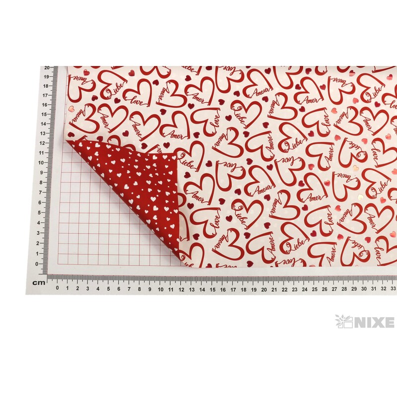 ROLE B-J31P1 80cmx40m*ČERVENÁ+BÍLÁ