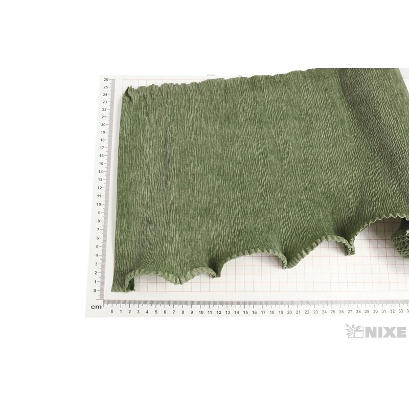 KREP VLNKA 25cmx2,5m*562/1 ZELENÁ LESNÍ