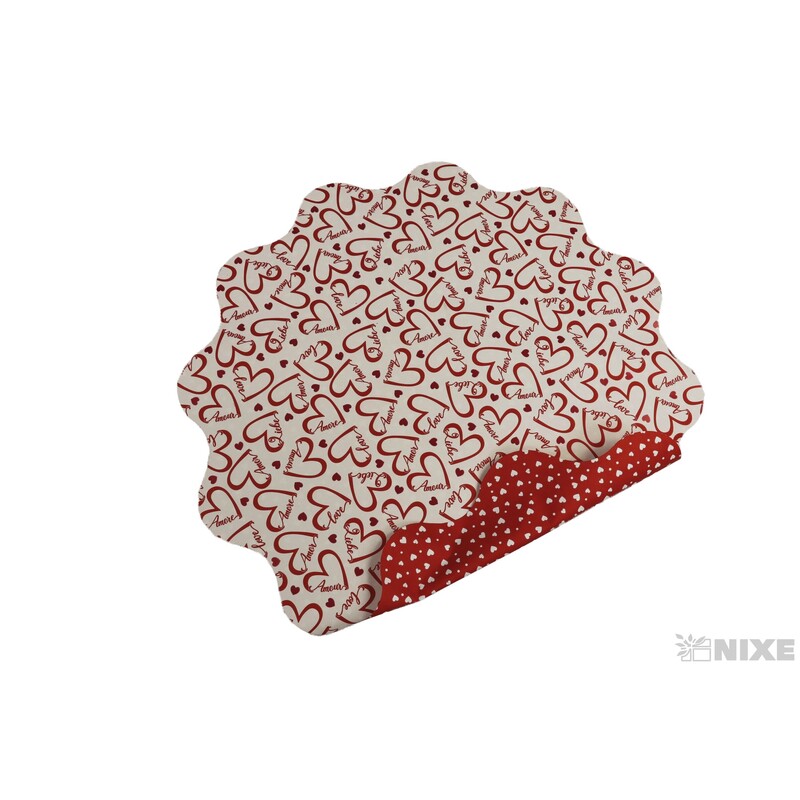 RONDO 40cm S-J31P1*ČERVENÁ+BÍLÁ 01