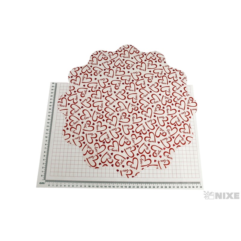 RONDO 40cm S-J31P1*ČERVENÁ+BÍLÁ 01