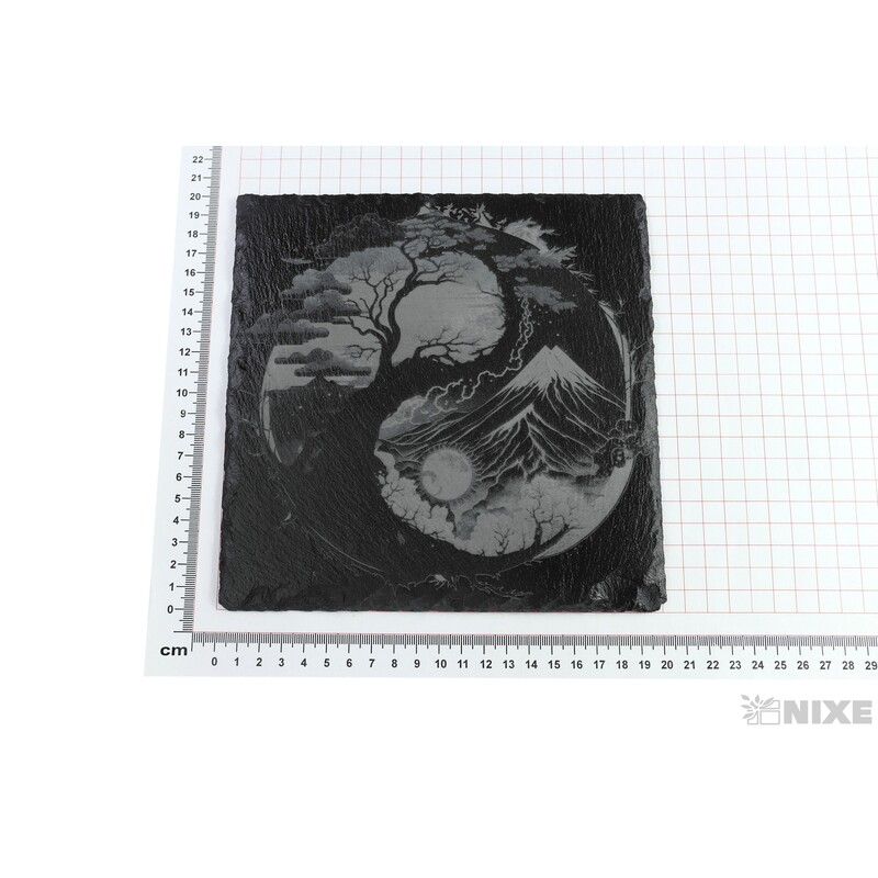 OBRAZ BŘIDLICE STROM 20x20cm+STOJAN