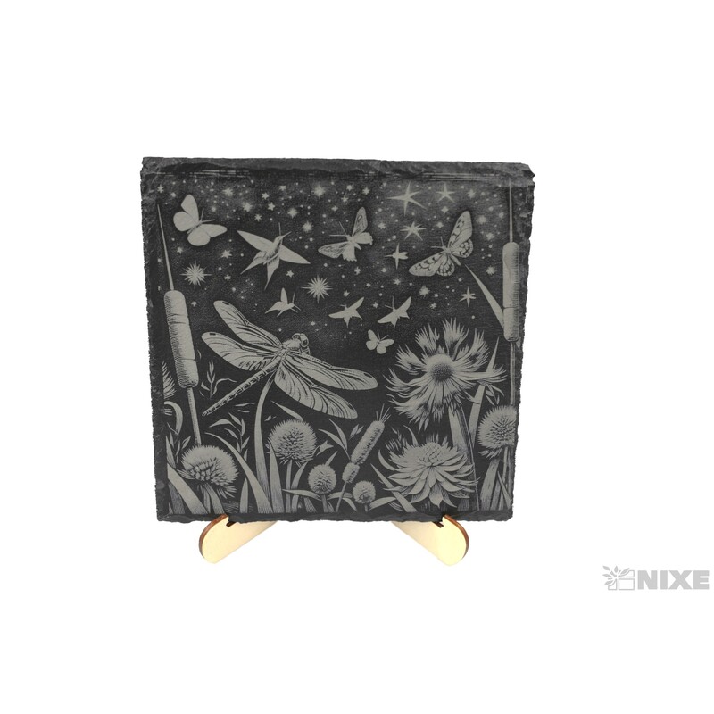 OBRAZ BŘIDLICE VÁŽKA 20x20cm+STOJAN