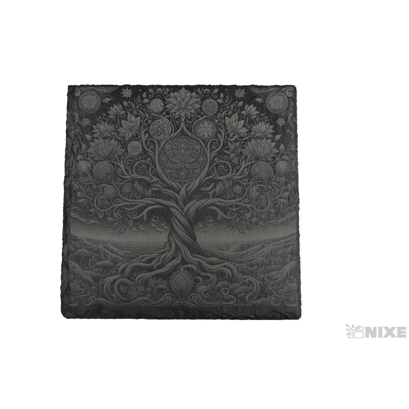 OBRAZ BŘIDLICE STROM ŽIVOTA 20x20cm+STOJAN