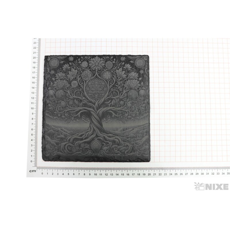 OBRAZ BŘIDLICE STROM ŽIVOTA 20x20cm+STOJAN