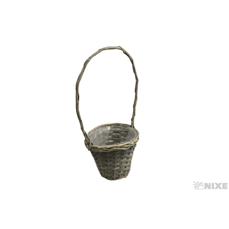 KOŠÍK 50x18x17cm*ŠEDÁ