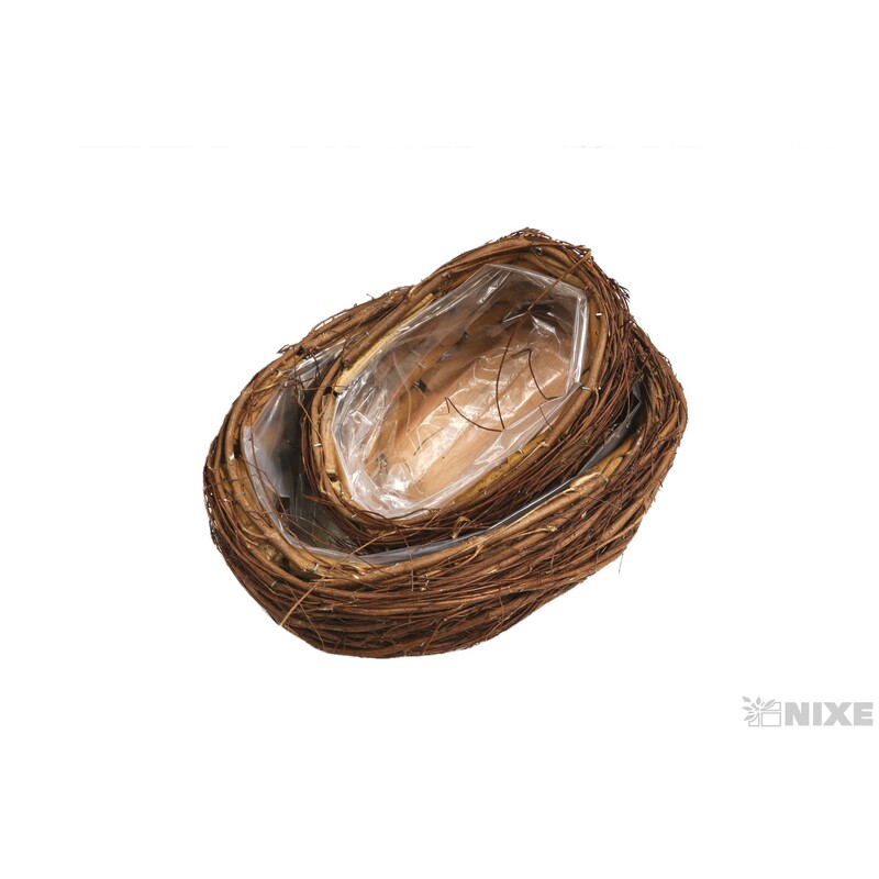 OBAL PROUTÍ 27x17x10cm 18X11X8*PŘÍRODNÍ