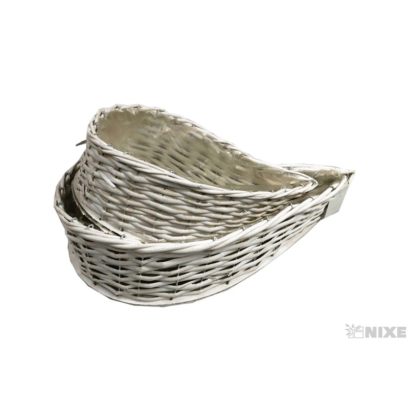 OBAL PROUTÍ SLZA 35x17x9cm 28X15X8*BÍLÁ