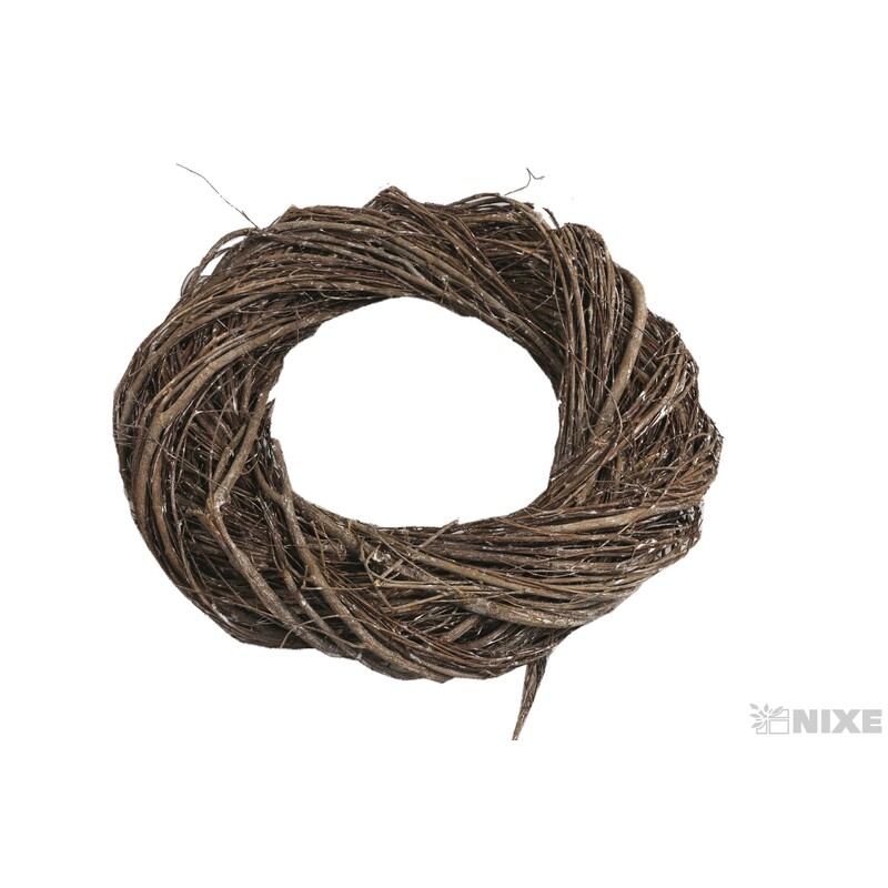 VĚNEC RÉVA 35cm*HNĚDÁ+BÍLÁ