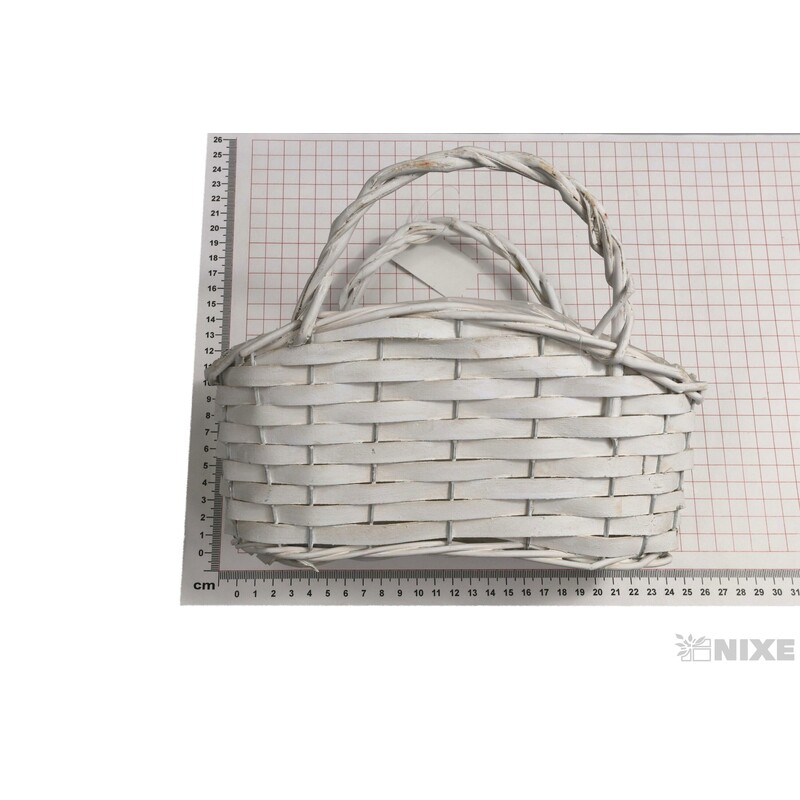 KOŠÍK 24x12x12cm*BÍLÁ