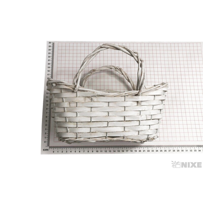 KOŠÍK 25x09x11cm*BÍLÁ