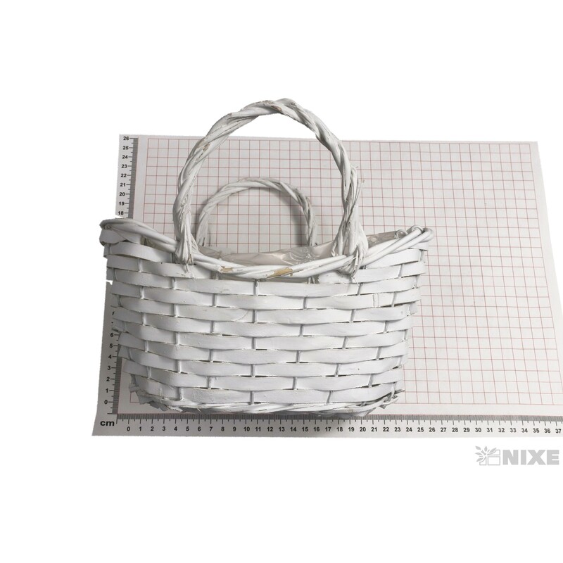 KOŠÍK 24x10x15cm*BÍLÁ