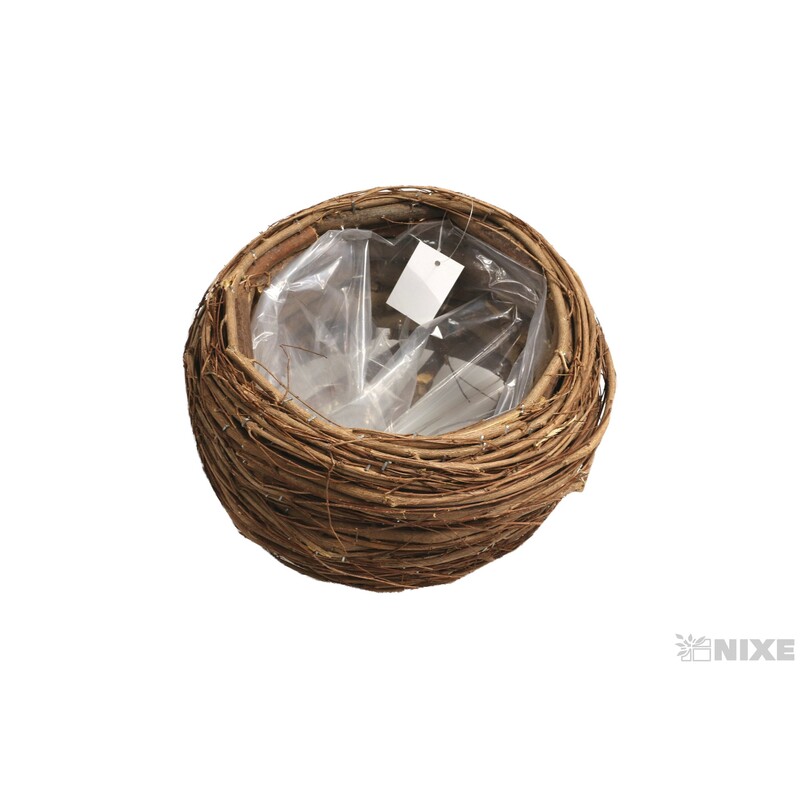 OBAL RÉVA HNÍZDO 16x12cm*HNĚDÁ