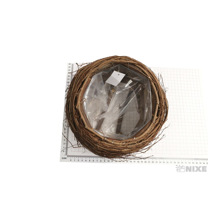 OBAL RÉVA HNÍZDO 16x12cm*HNĚDÁ