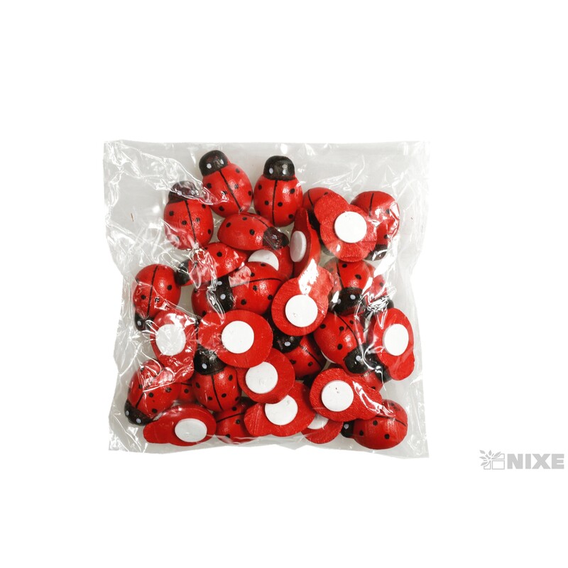 BERUŠKA NALEP 2,5cm 36ks*ČERVENÁ