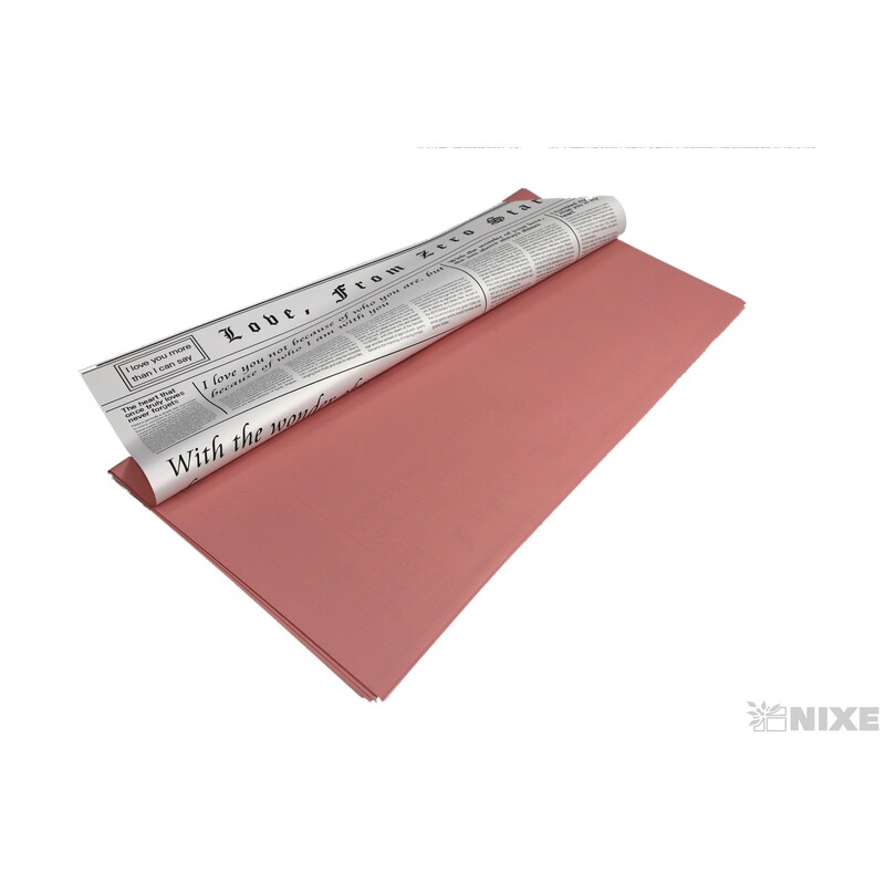 ARCH PLAST NOVINY 58x58cm 20ks*RŮŽOVÁ