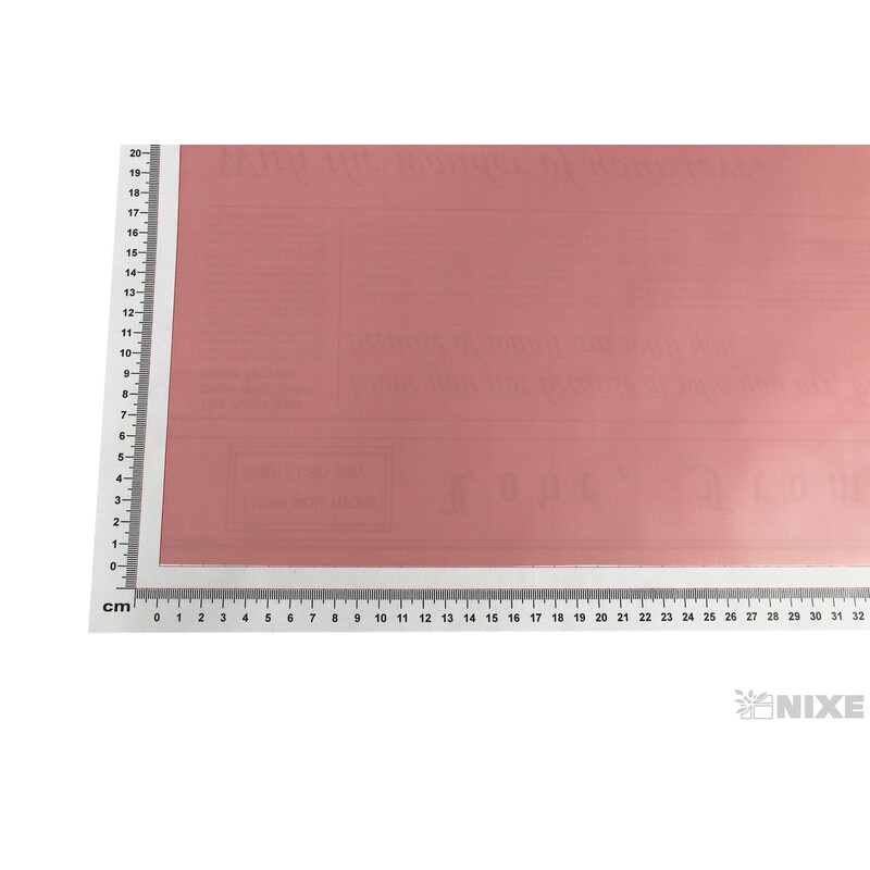 ARCH PLAST NOVINY 58x58cm 20ks*RŮŽOVÁ