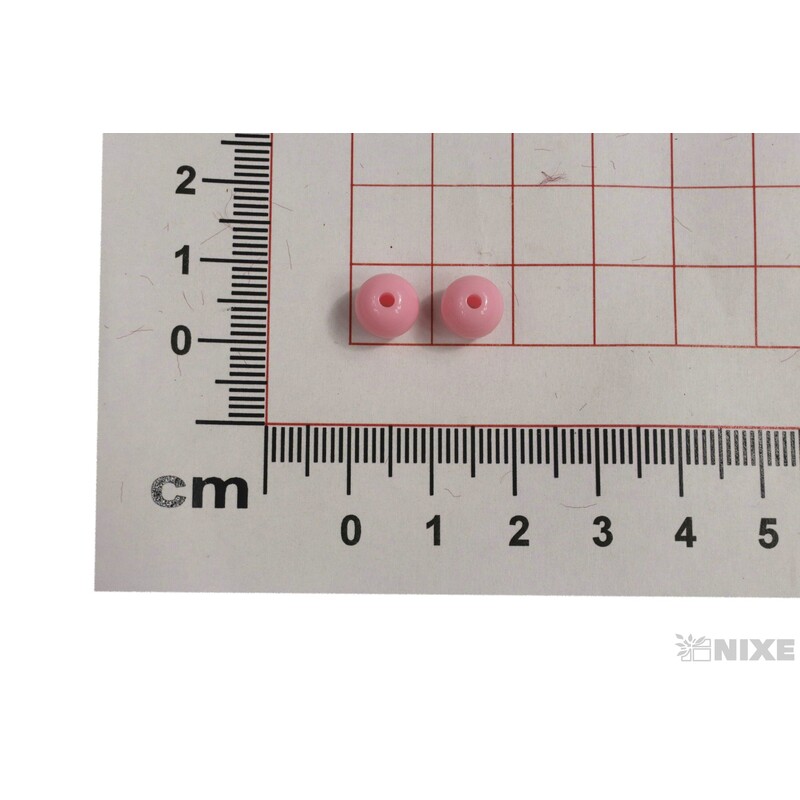 KORÁLKY 8mm cca 208ks*RŮŽOVÁ