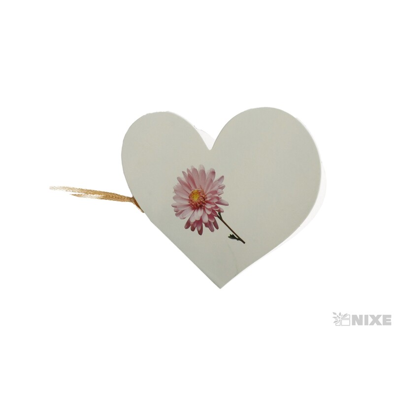 PŘÁNÍ SRDCE 10x9,5cm*MIX BAREV