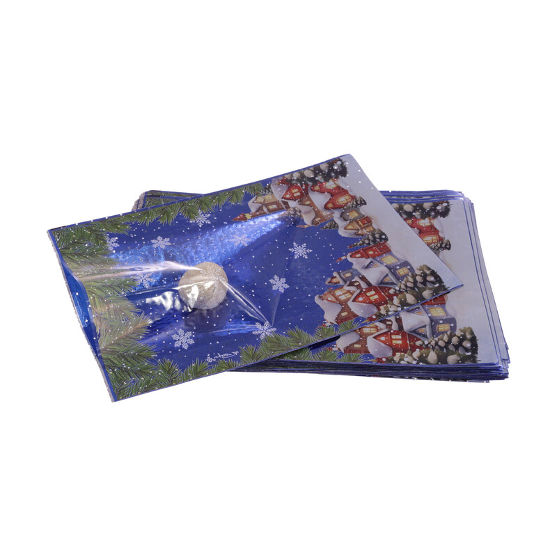 SÁČEK 22,5x35cm U-N08UGJ*MODRÁ 02