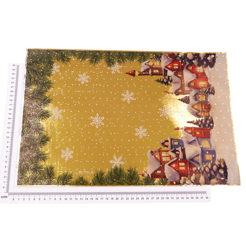 SÁČEK 30x45cm U-N08UGJ*ZLATÁ