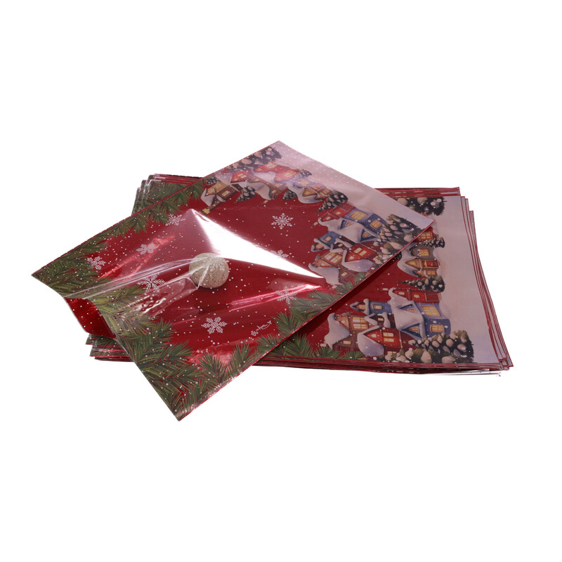 SÁČEK 30x45cm U-N08UGJ*ČERVENÁ